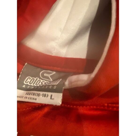 Indiana HOOSIERS Youth XL 16-18 Red Pull Over Hooded Sweat Shirt Coliseum - Picture 5 of 12